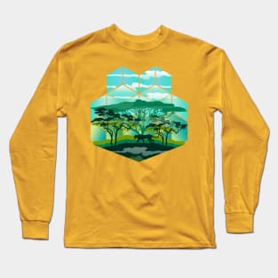 Jungle Leopard Nature Long Sleeve T-Shirt